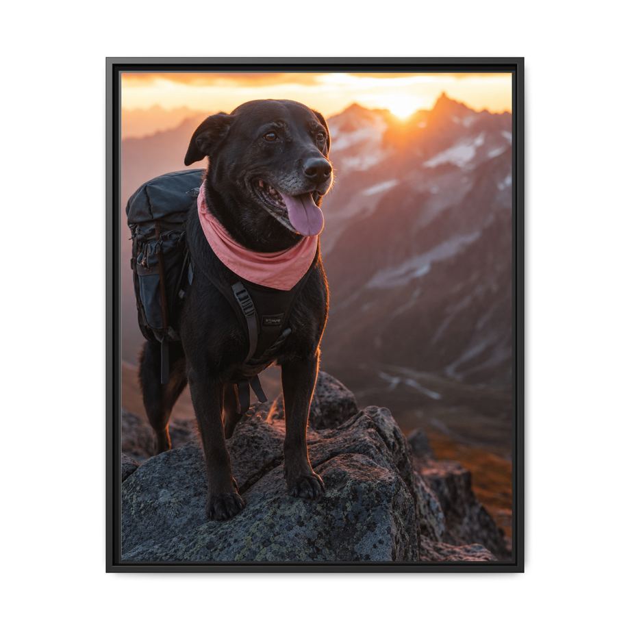 Framed 24x30 Black front