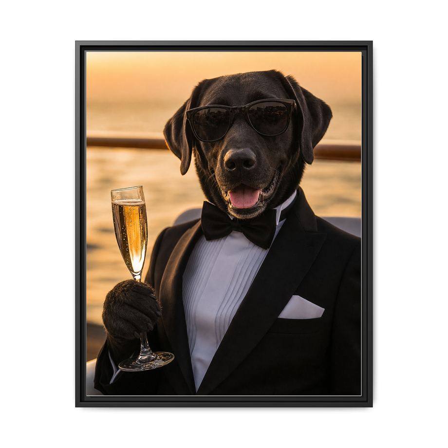 Framed 24x30 Black front