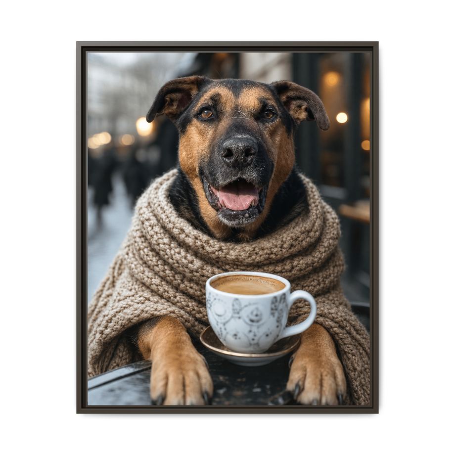 Framed 24x30 Espresso front