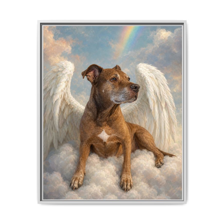 Framed 24x30 White front