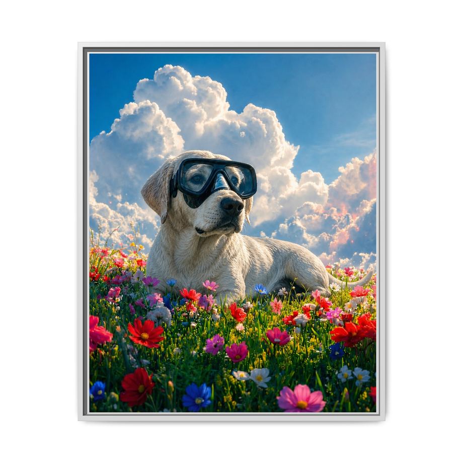 Framed 24x30 White front