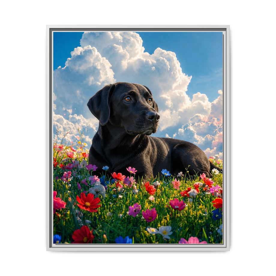 Framed 24x30 White front