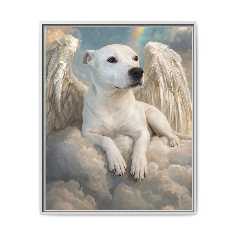 Framed 24x30 White front