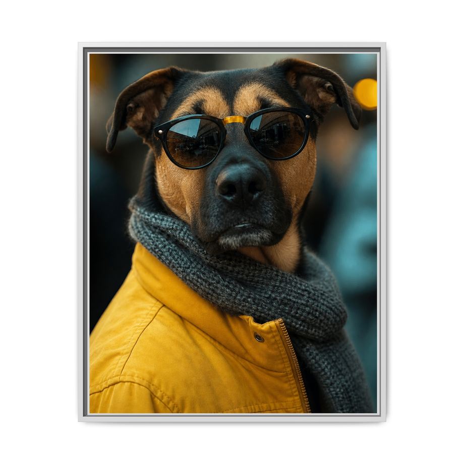 Framed 24x30 White front