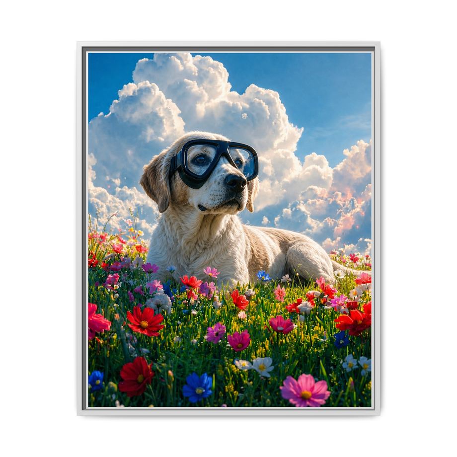 Framed 24x30 White front