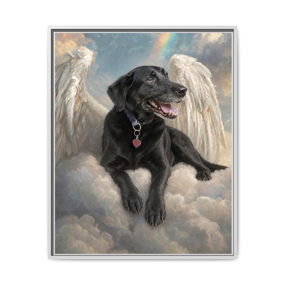 Framed 24x30 White front