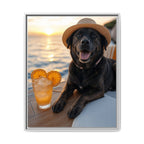 Framed 24x30 White front