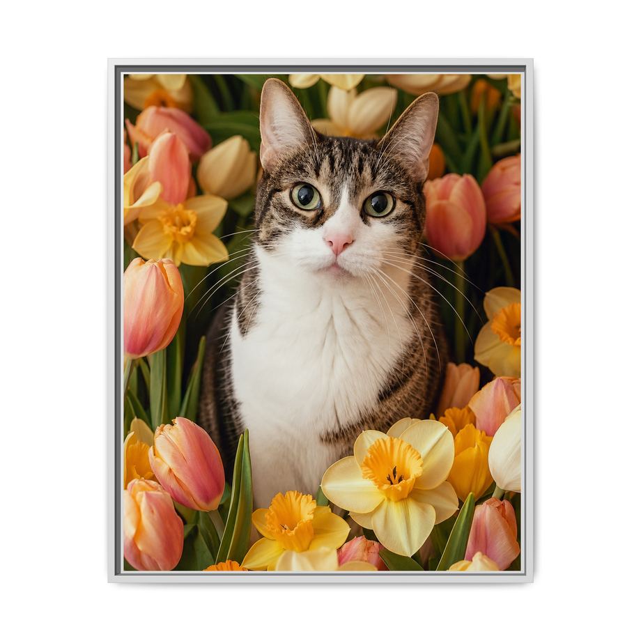 Framed 24x30 White front