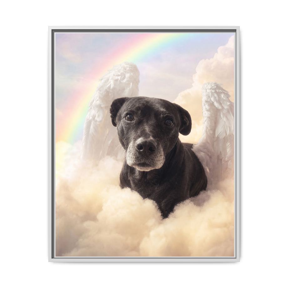 Framed 24x30 White front