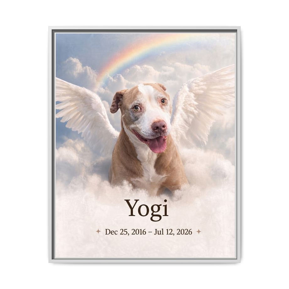 Framed 24x30 White front