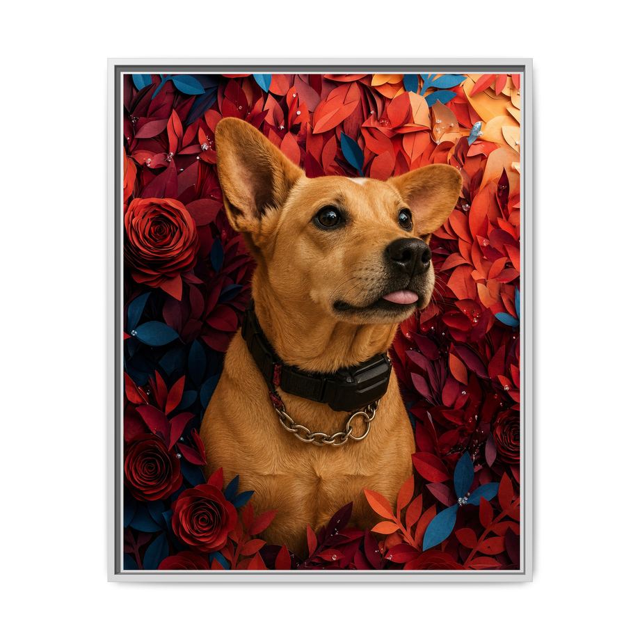 Framed 24x30 White front