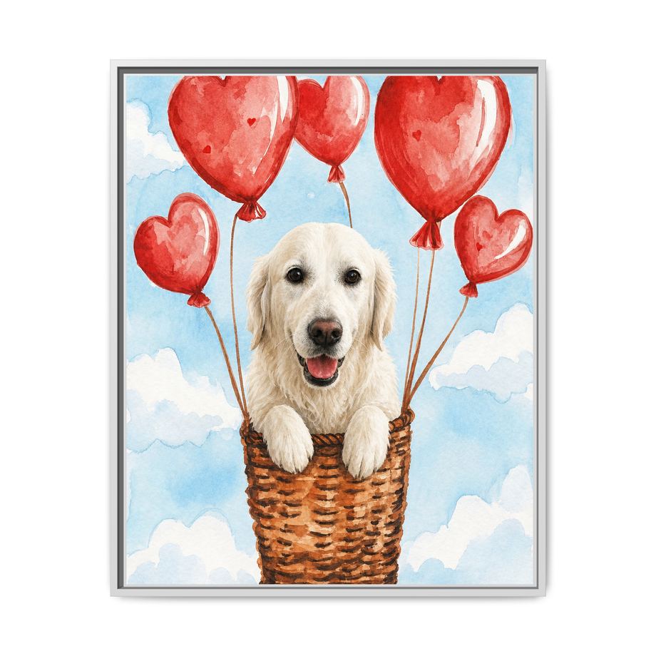 Framed 24x30 White front