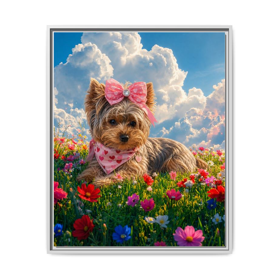 Framed 24x30 White front