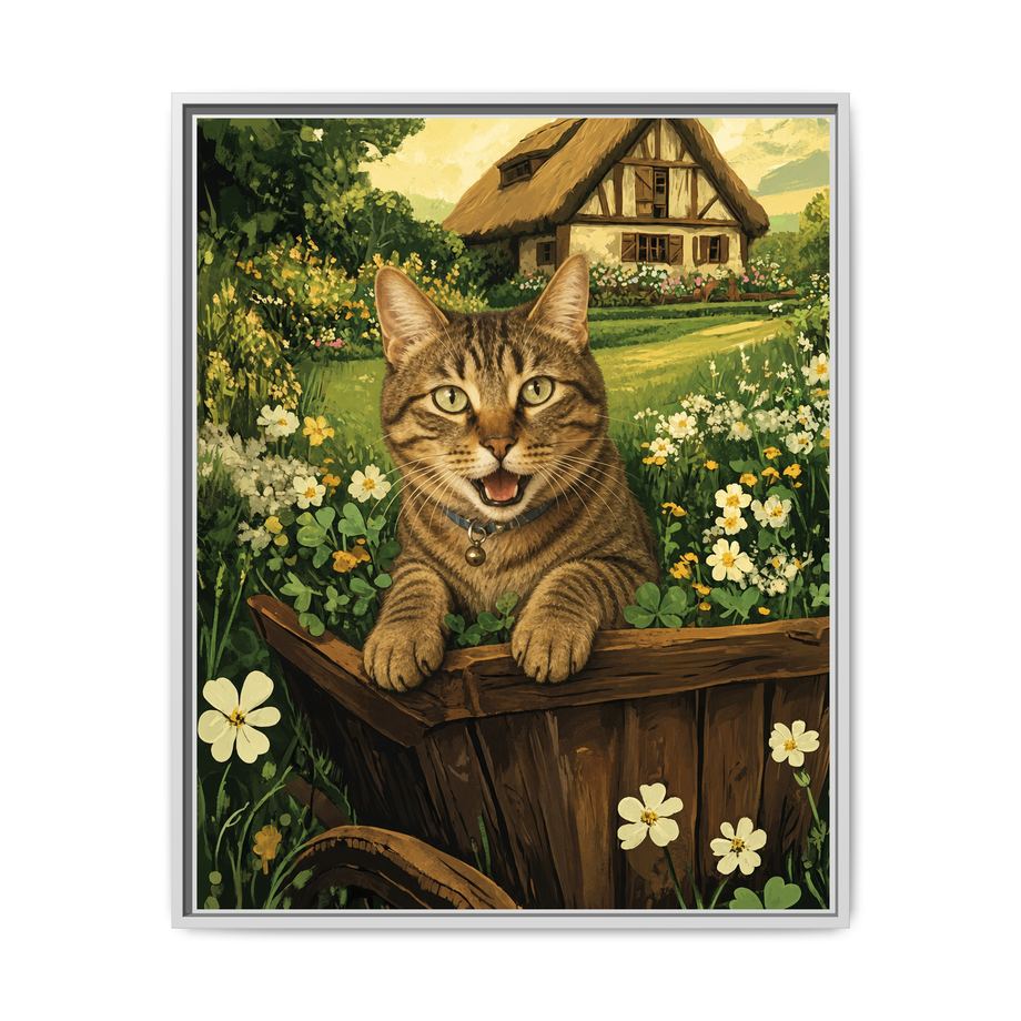 Framed 24x30 White front
