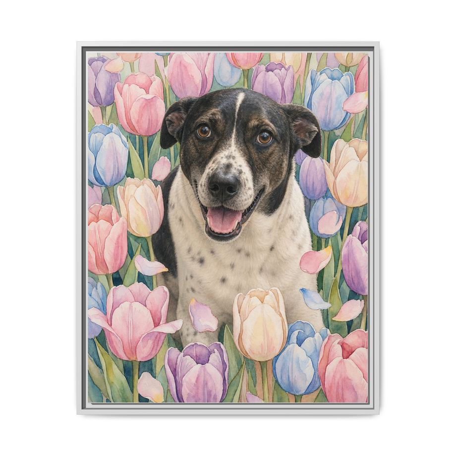 Framed 24x30 White front