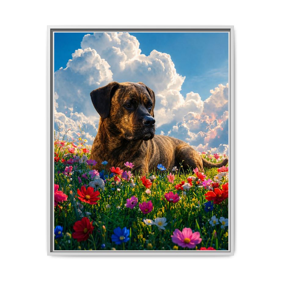 Framed 24x30 White front