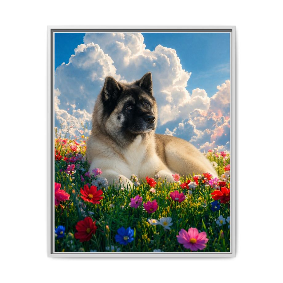 Framed 24x30 White front