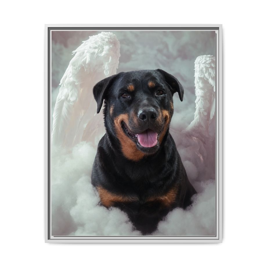 Framed 24x30 White front