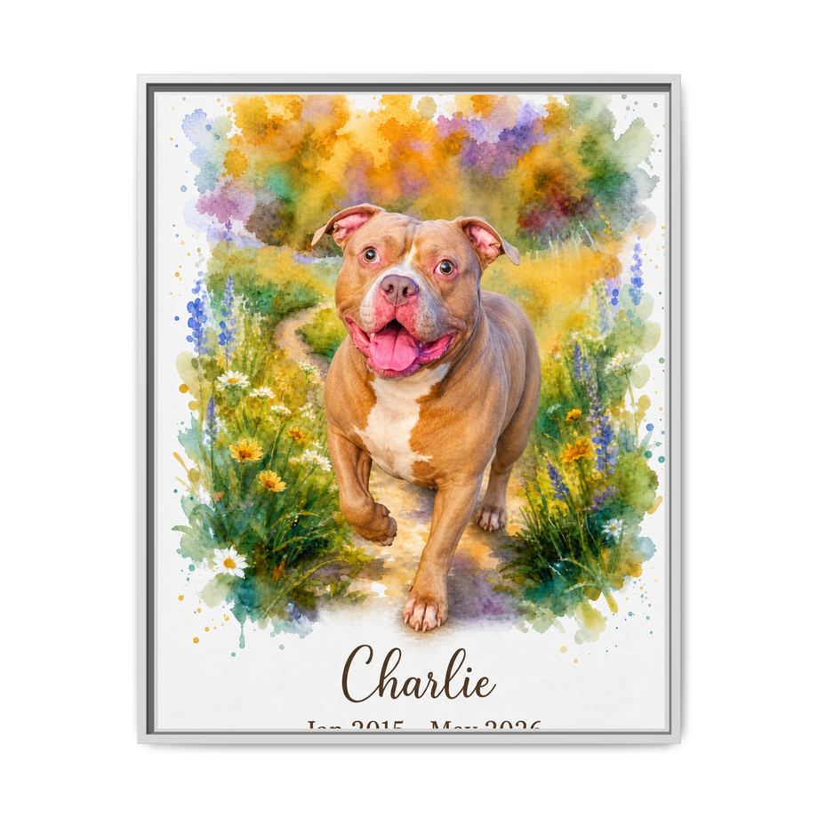 Framed 24x30 White front