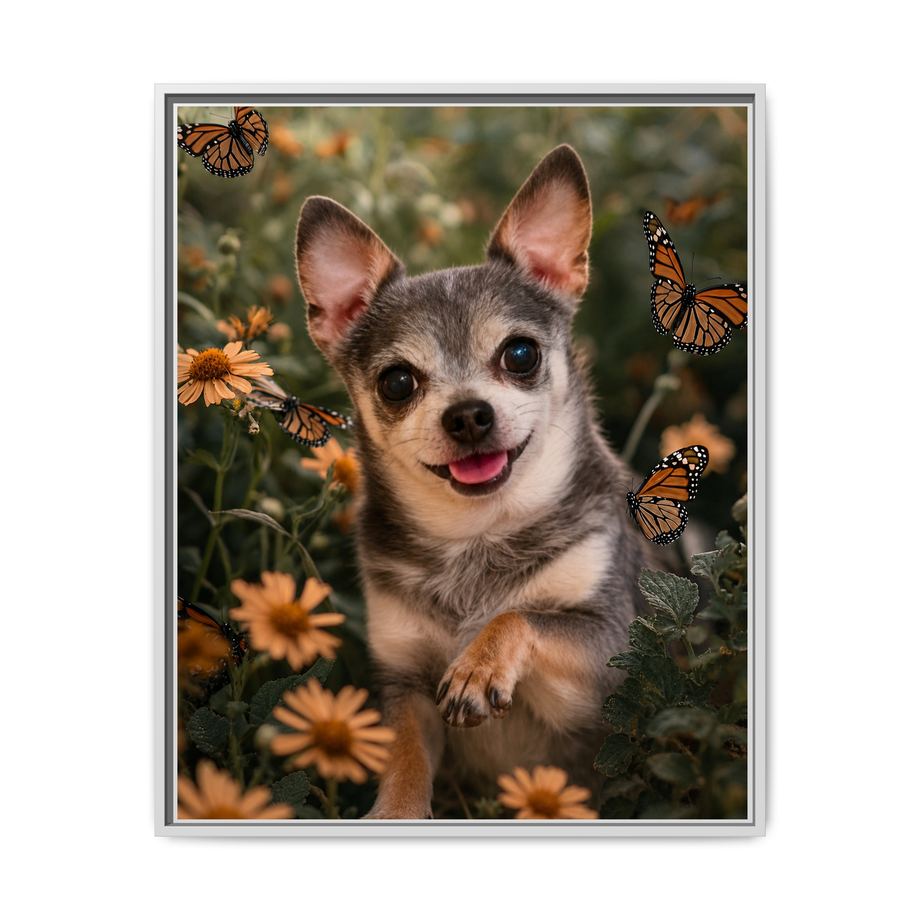 Framed 24x30 White front