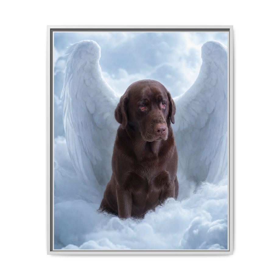 Framed 24x30 White front