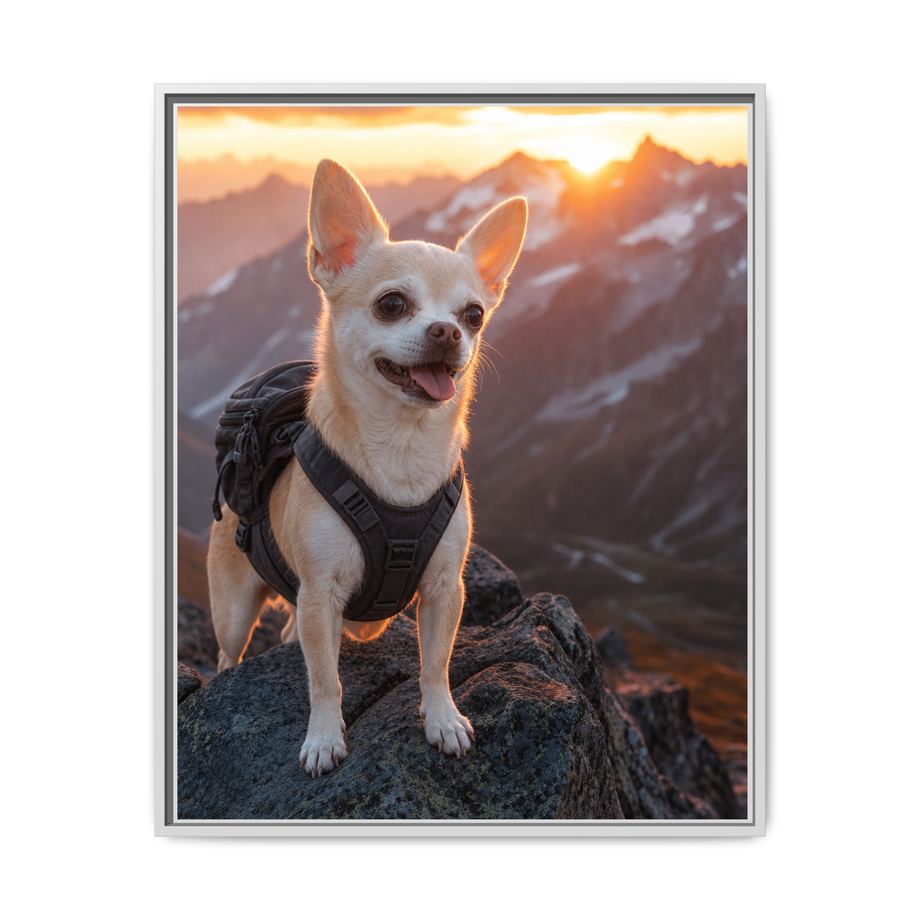 Framed 24x30 White front