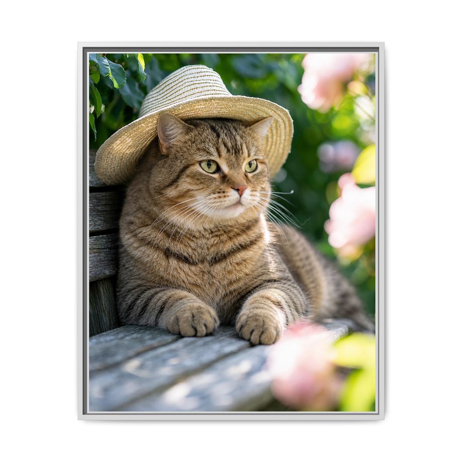 Framed 24x30 White front