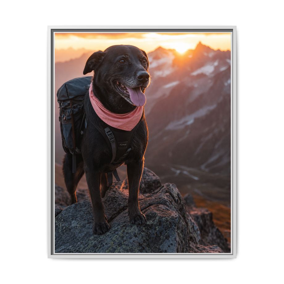 Framed 24x30 White front