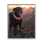 Framed 24x30 White front