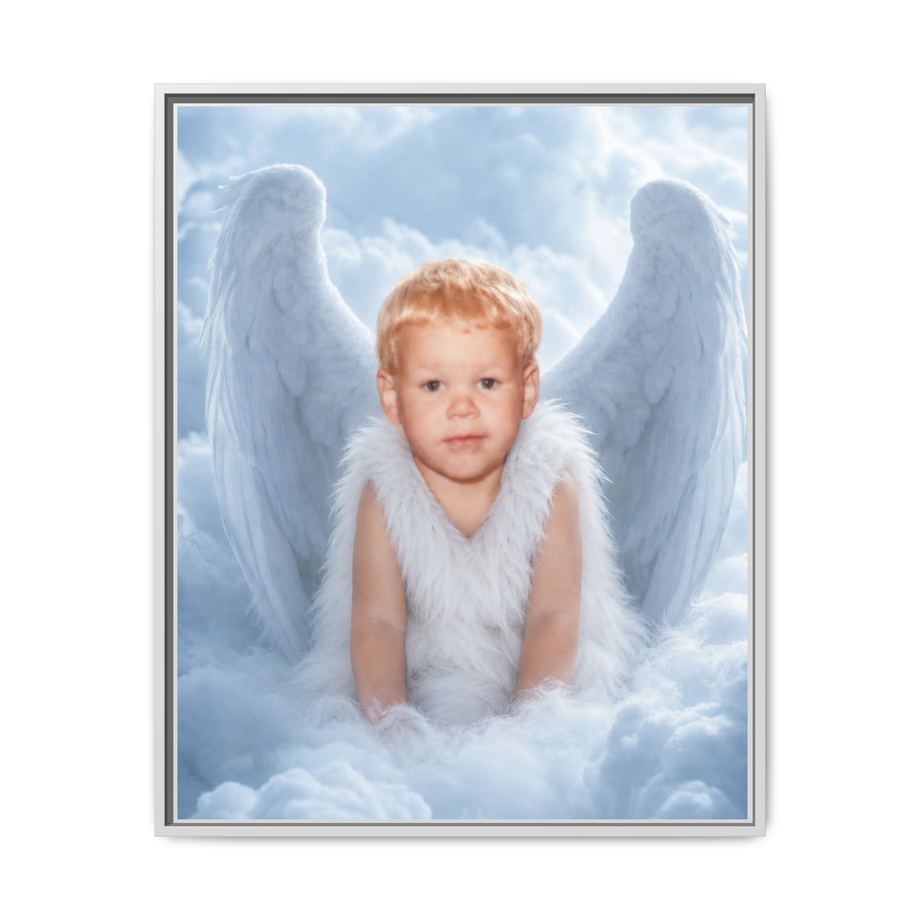 Framed 24x30 White front