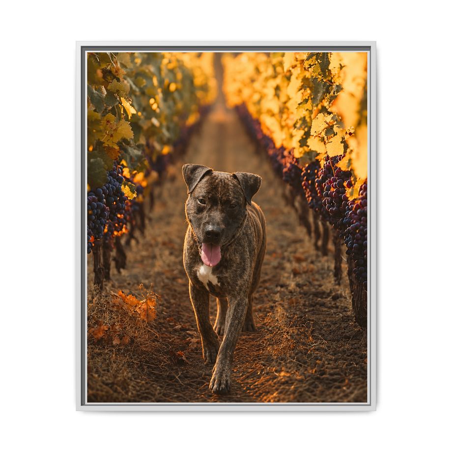 Framed 24x30 White front