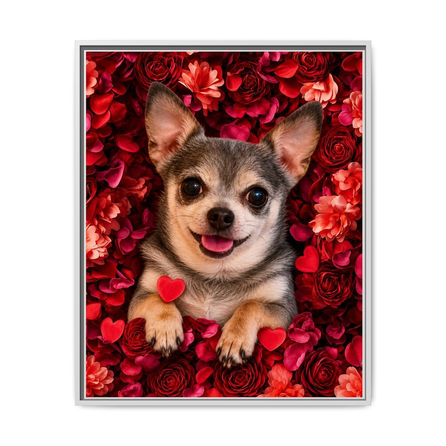 Framed 24x30 White front