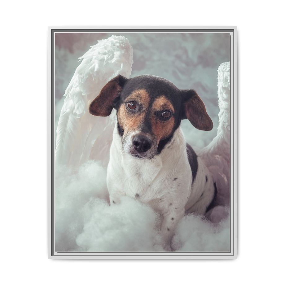 Framed 24x30 White front