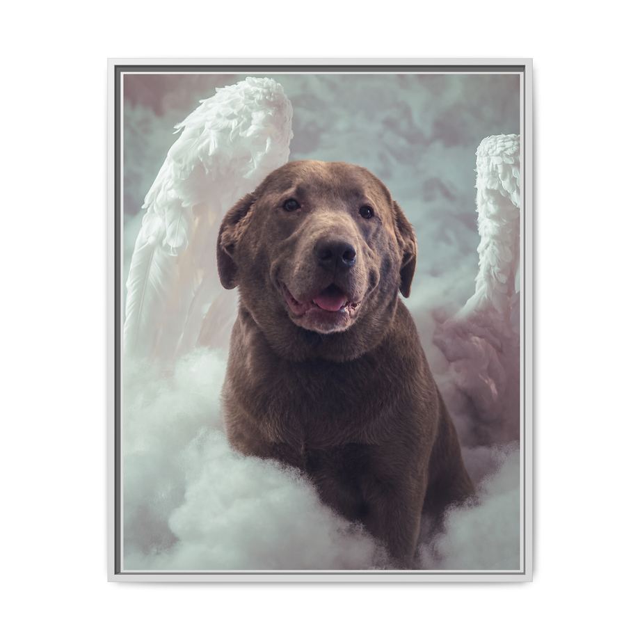 Framed 24x30 White front