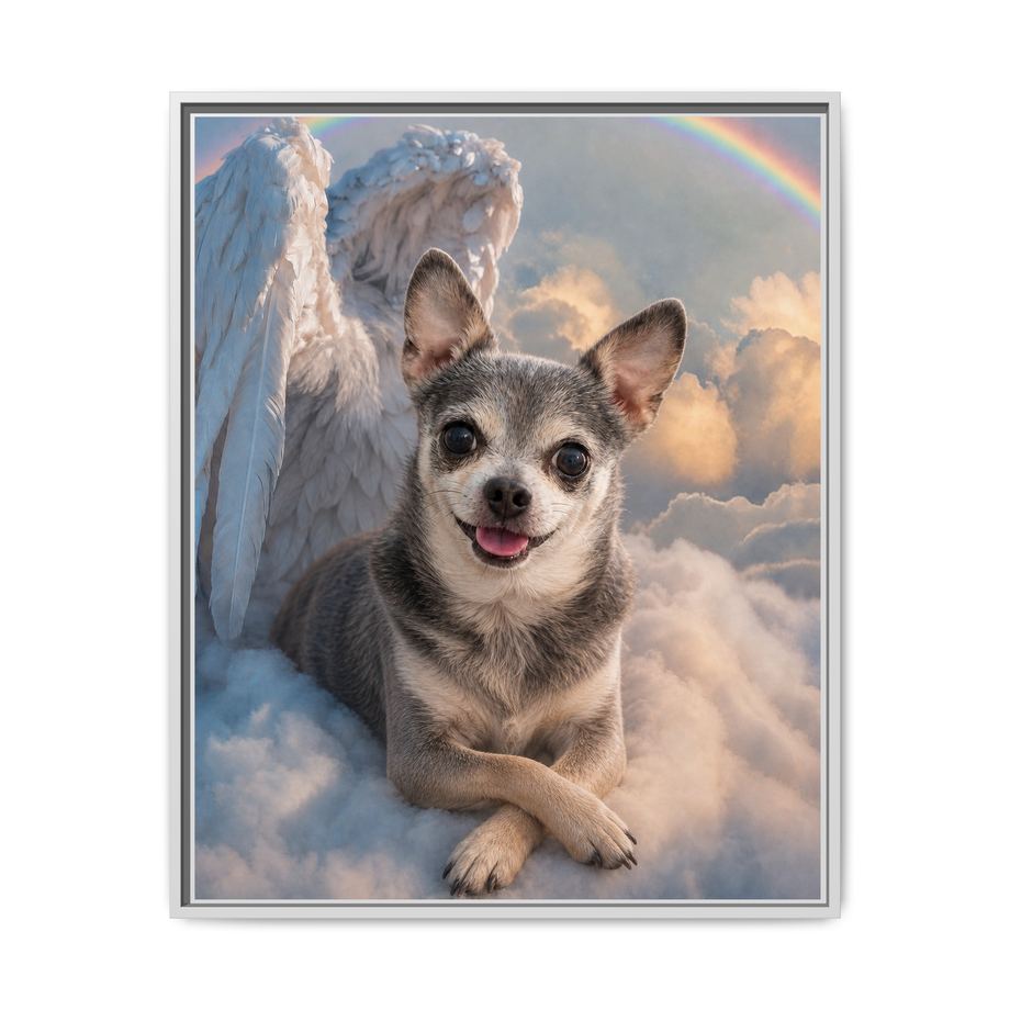 Framed 24x30 White front
