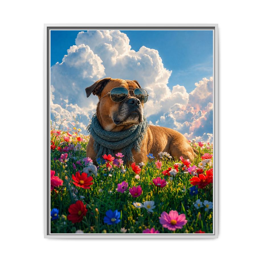 Framed 24x30 White front