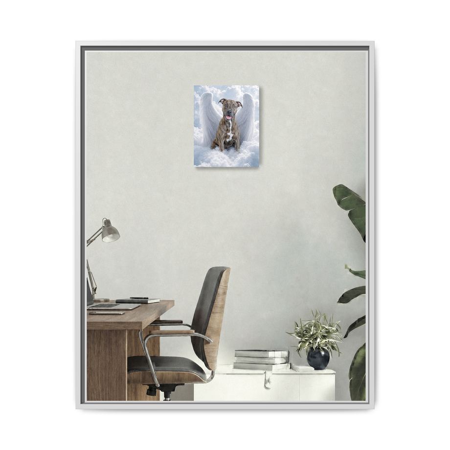 Framed 24x30 White front