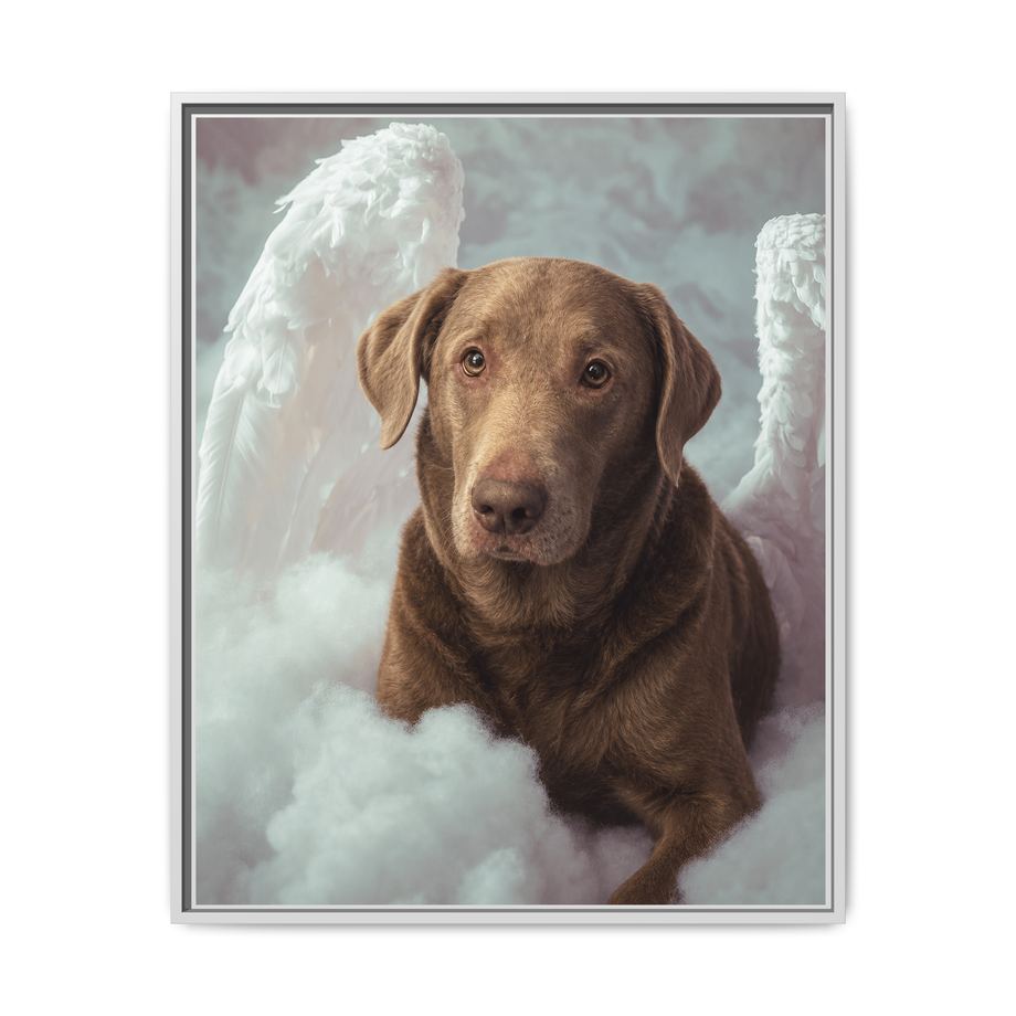 Framed 24x30 White front