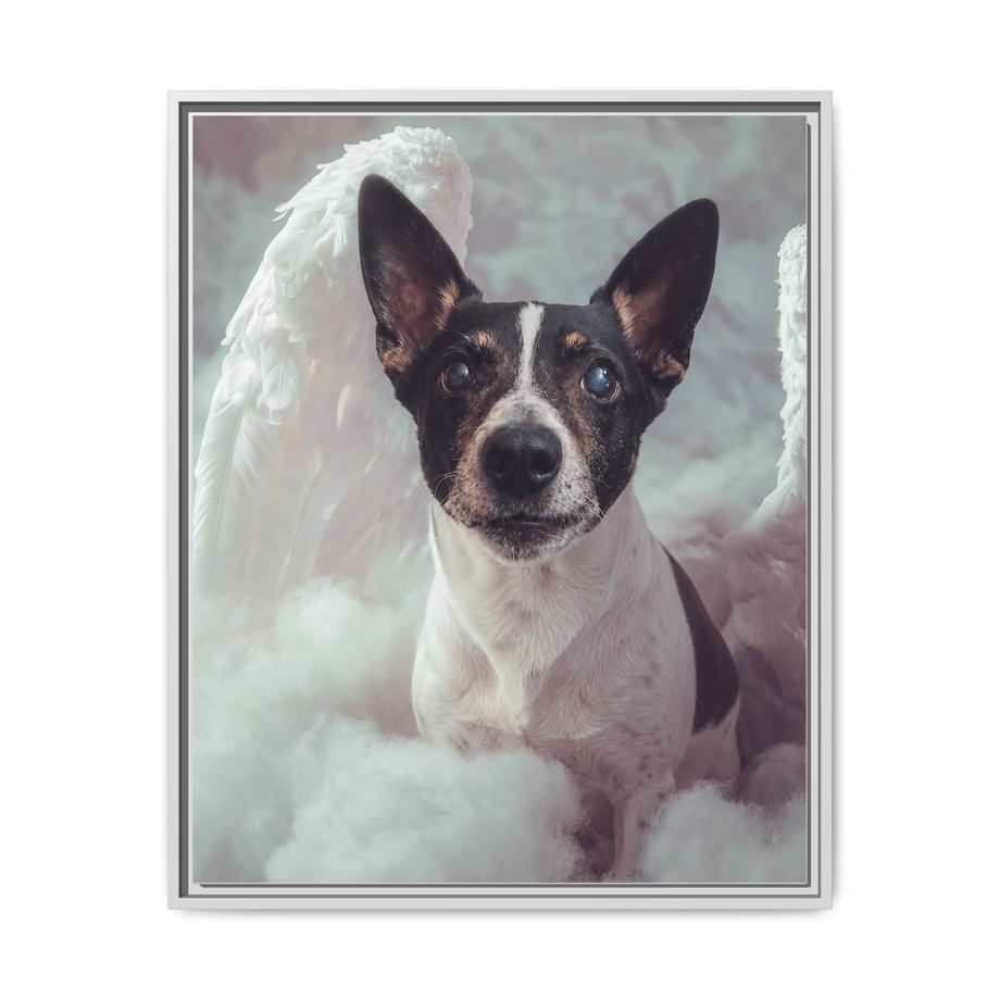 Framed 24x30 White front
