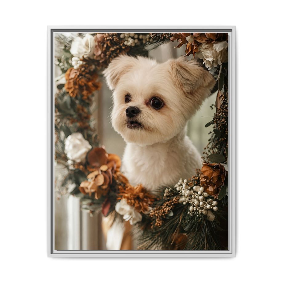 Framed 24x30 White front