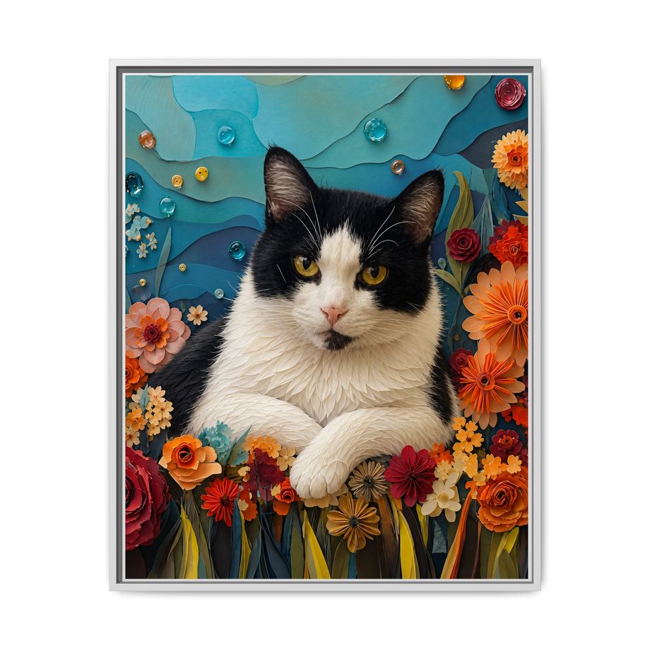 Framed 24x30 White front