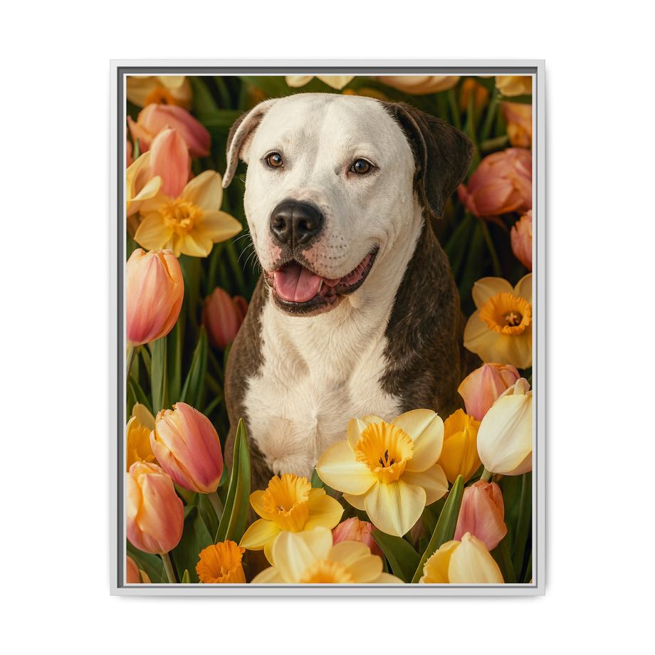 Framed 24x30 White front