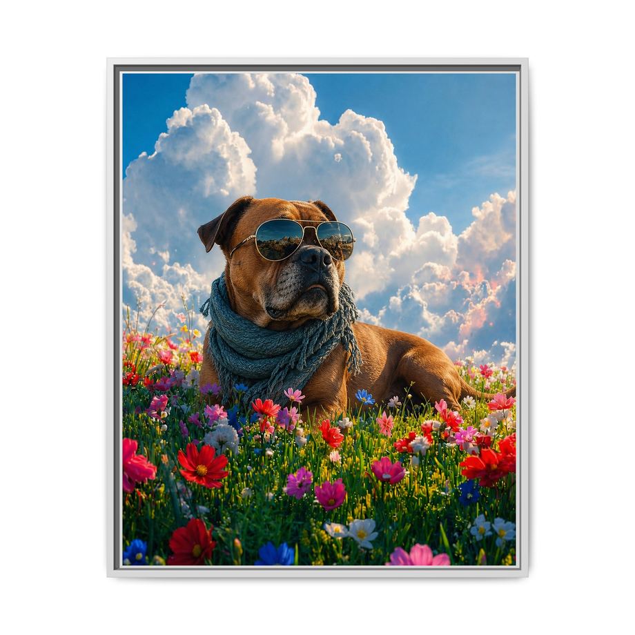 Framed 24x30 White front