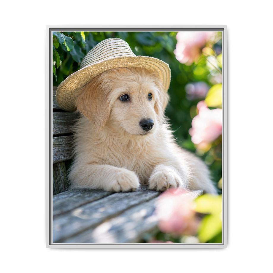Framed 24x30 White front