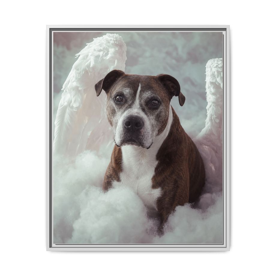 Framed 24x30 White front