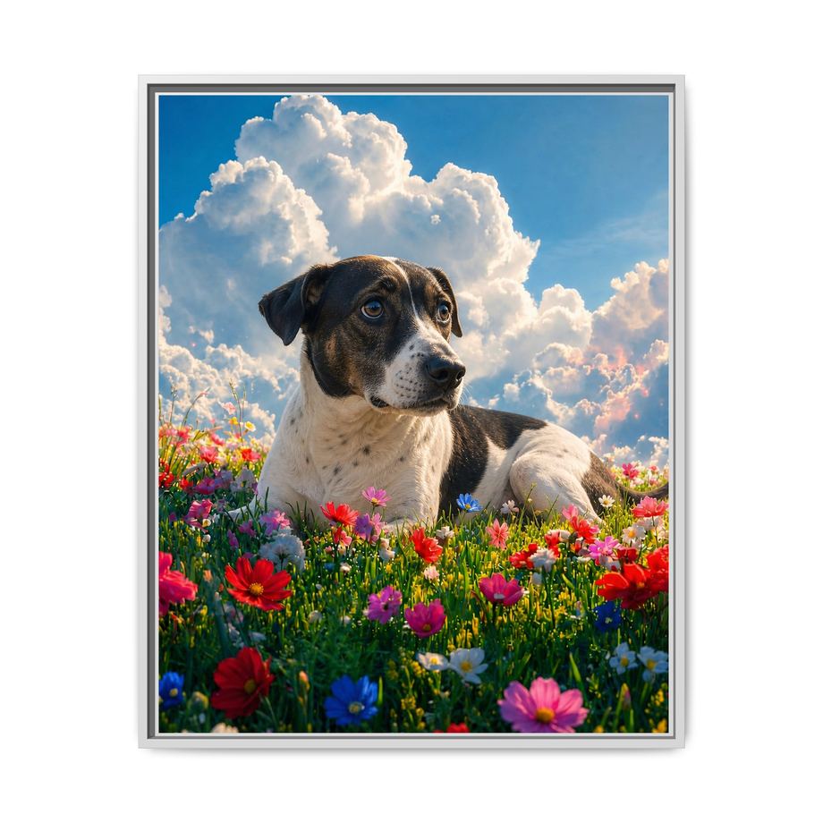 Framed 24x30 White front
