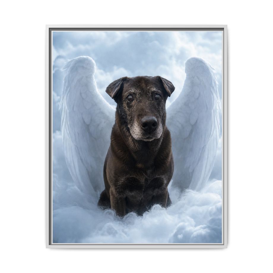 Framed 24x30 White front