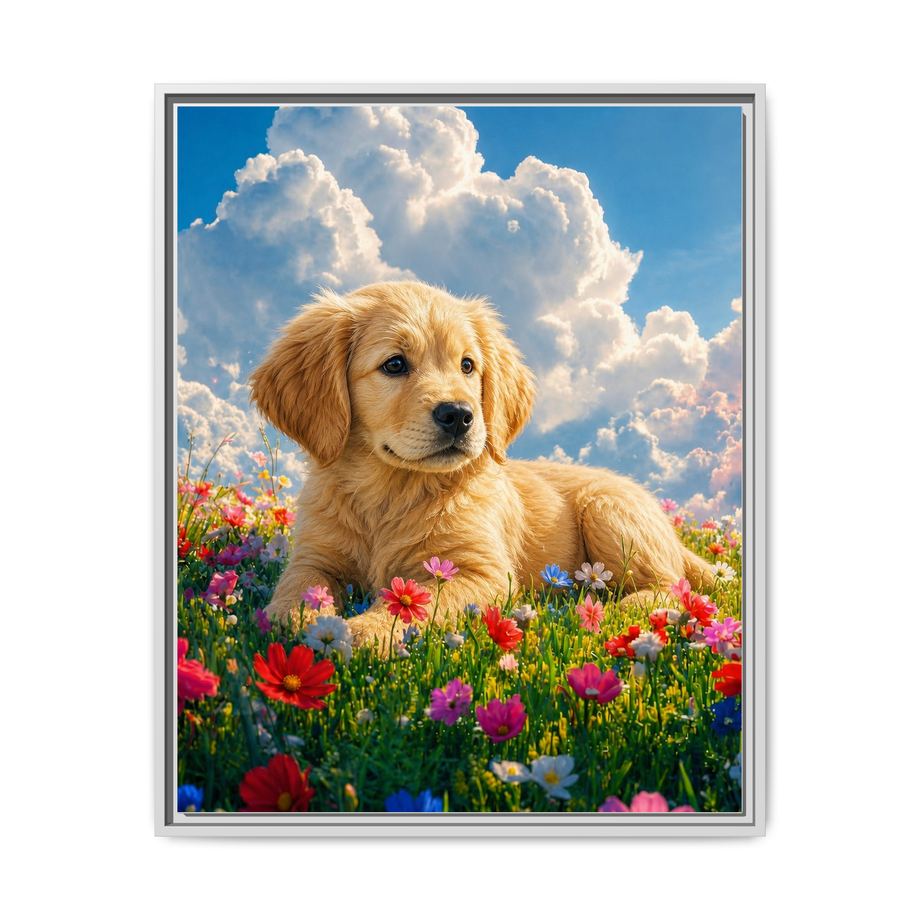 Framed 24x30 White front