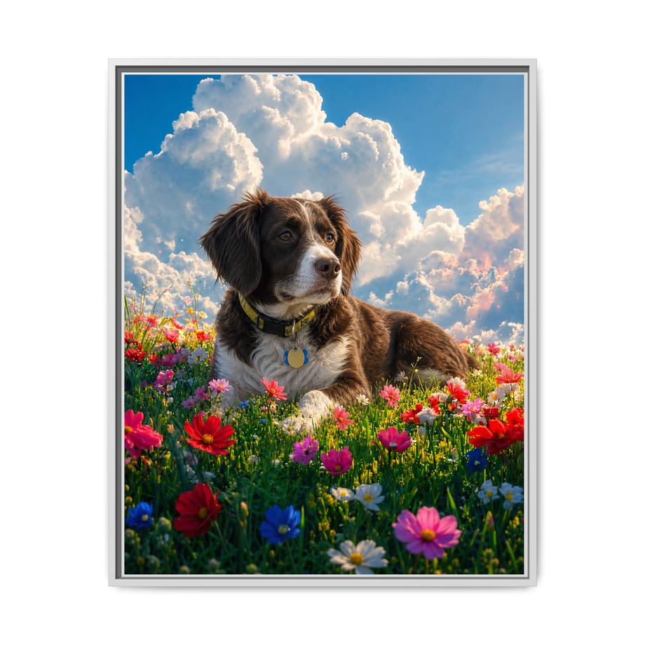 Framed 24x30 White front