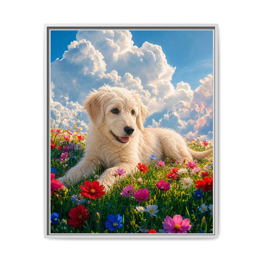 Framed 24x30 White front